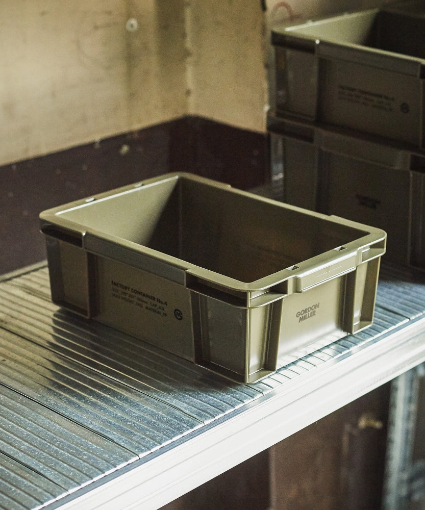 おしゃれ おすすめ 積み重ね 収納ボックス ファクトリーコンテナ 小物入れ 工具入れ