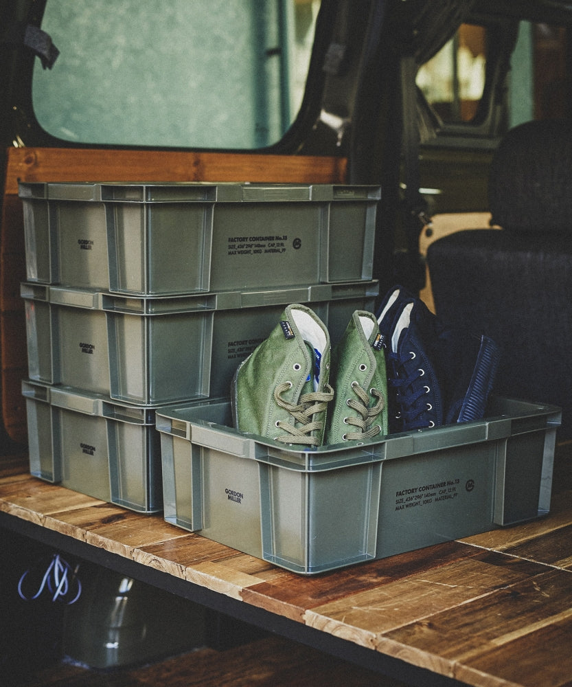 おしゃれ おすすめ 積み重ね 収納ボックス ファクトリーコンテナ 小物入れ 工具入れ