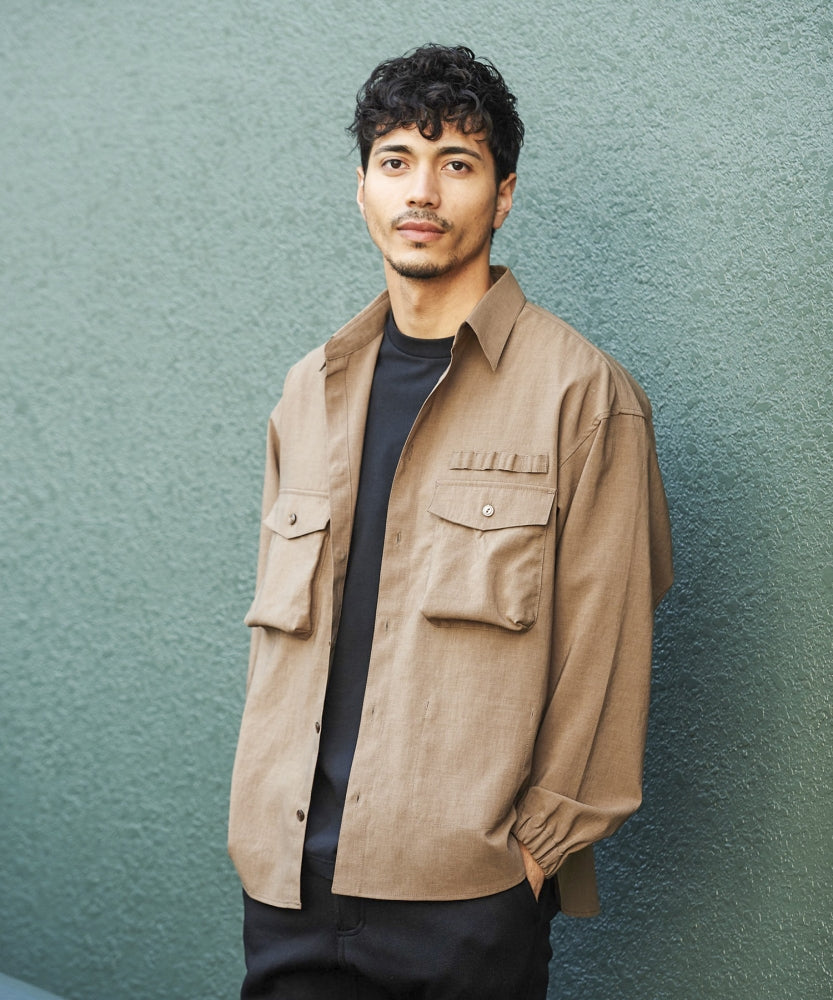 おしゃれ おすすめ ワークウェア ブランド イージーケア リネン スモッグ シャツ