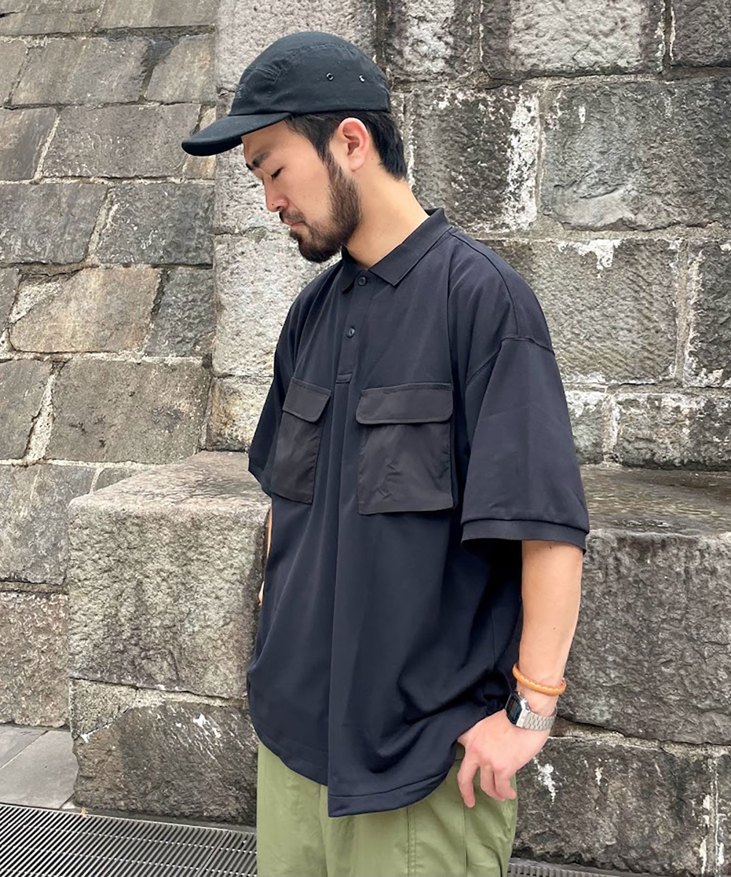 おしゃれ おすすめ ワークウェア ブランド ルーズ フィット ポロシャツ