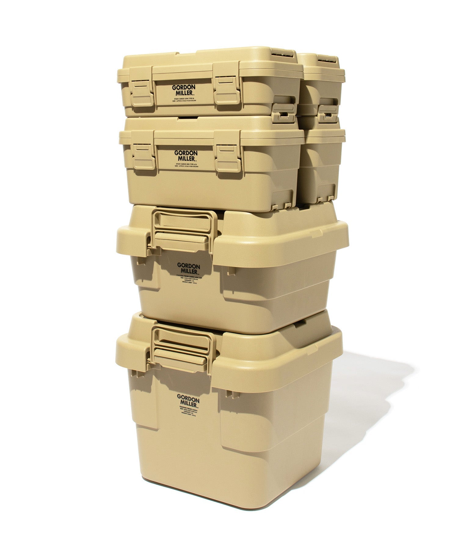 おしゃれ おすすめ 積み重ね フタ付き 収納ボックス スタック カーゴ ミッド 工具箱