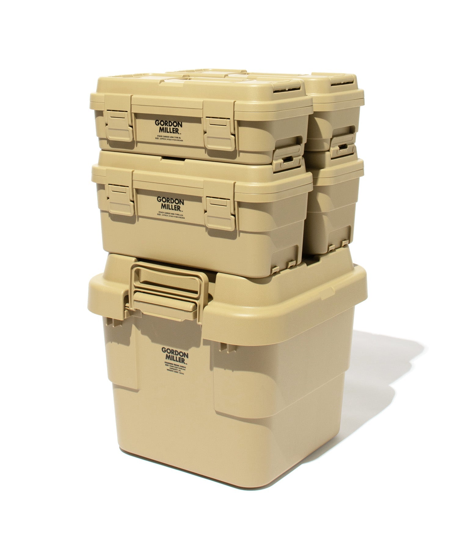 おしゃれ おすすめ 積み重ね フタ付き 収納ボックス スタック カーゴ ミッド 工具箱