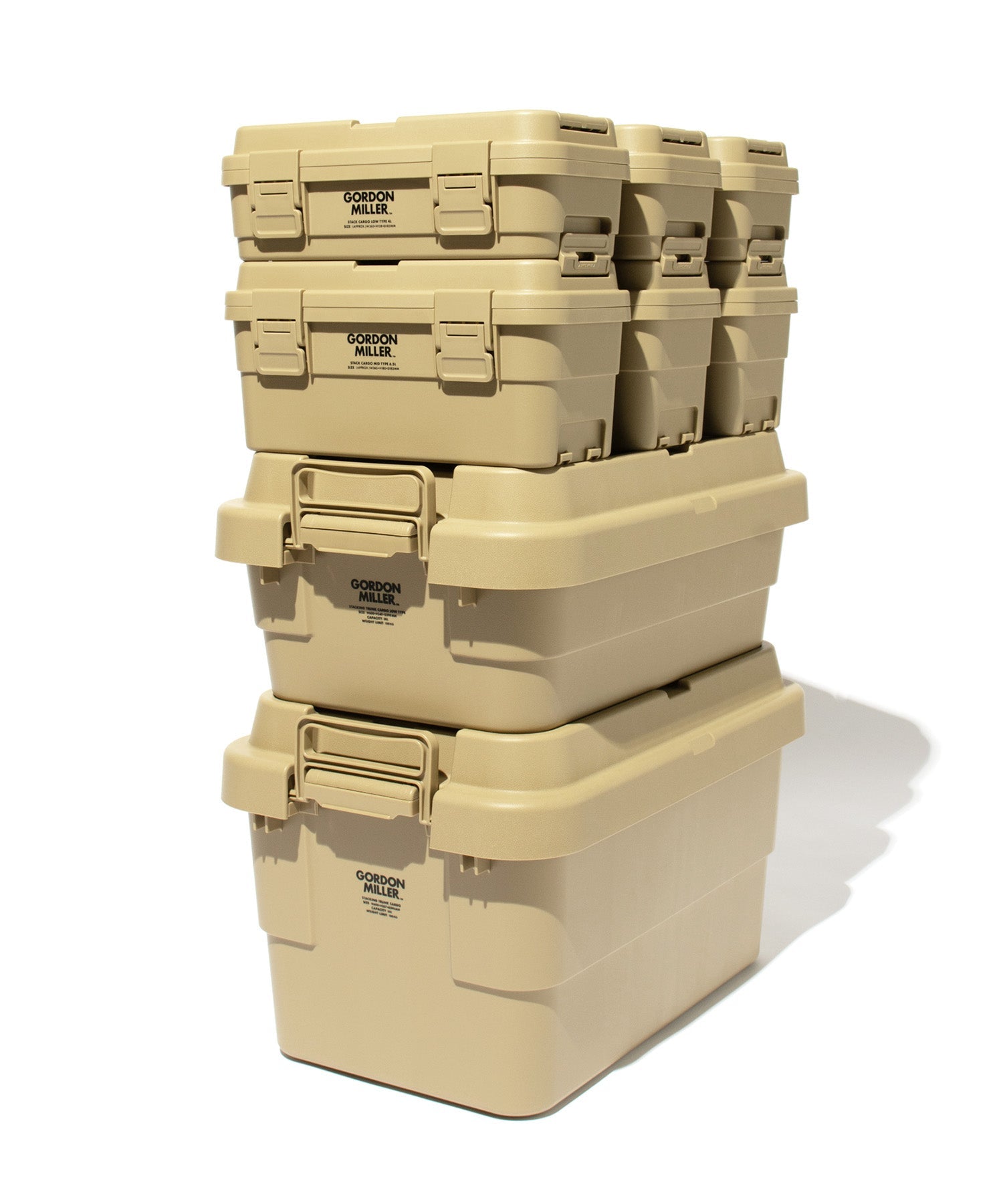 おしゃれ おすすめ 積み重ね フタ付き 収納ボックス スタック カーゴ ミッド 工具箱