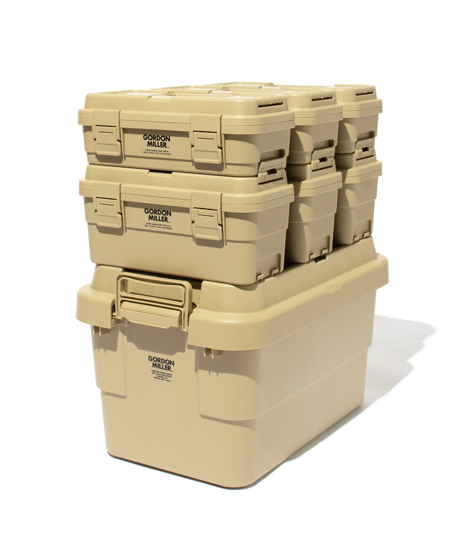 おしゃれ おすすめ 積み重ね フタ付き 収納ボックス スタック カーゴ ミッド 工具箱