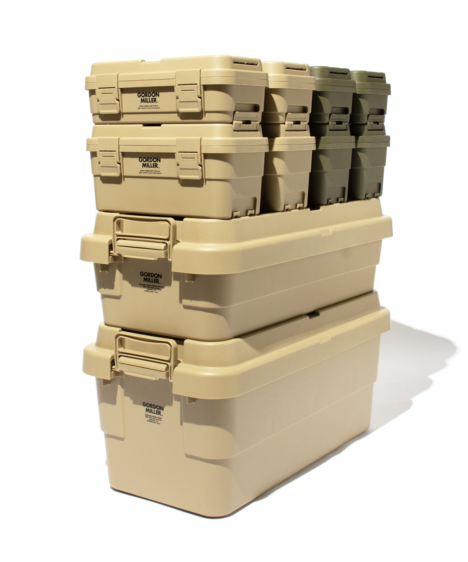 おしゃれ おすすめ 積み重ね フタ付き 収納ボックス スタック カーゴ ミッド 工具箱