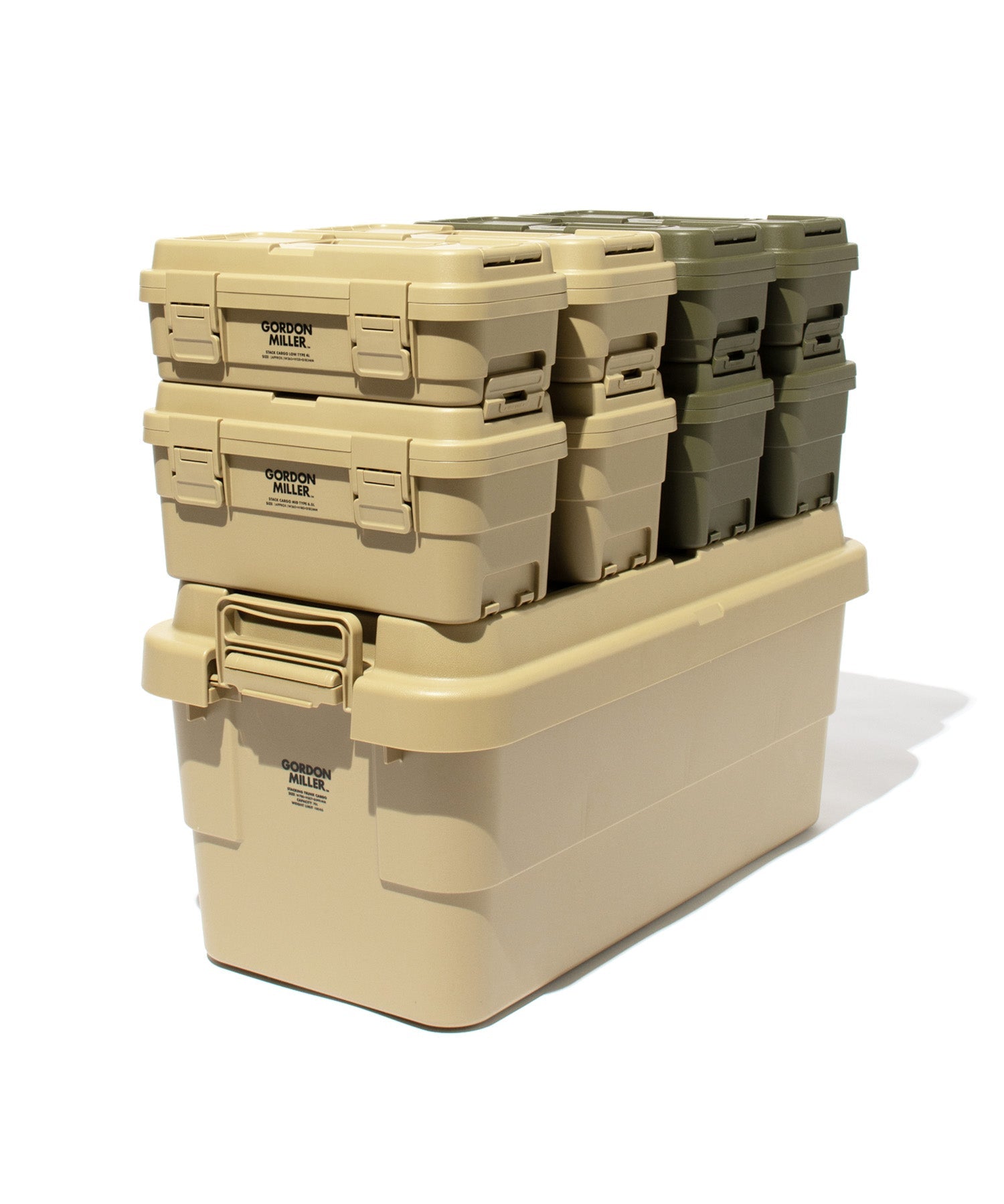 おしゃれ おすすめ 積み重ね フタ付き 収納ボックス スタック カーゴ ミッド 工具箱