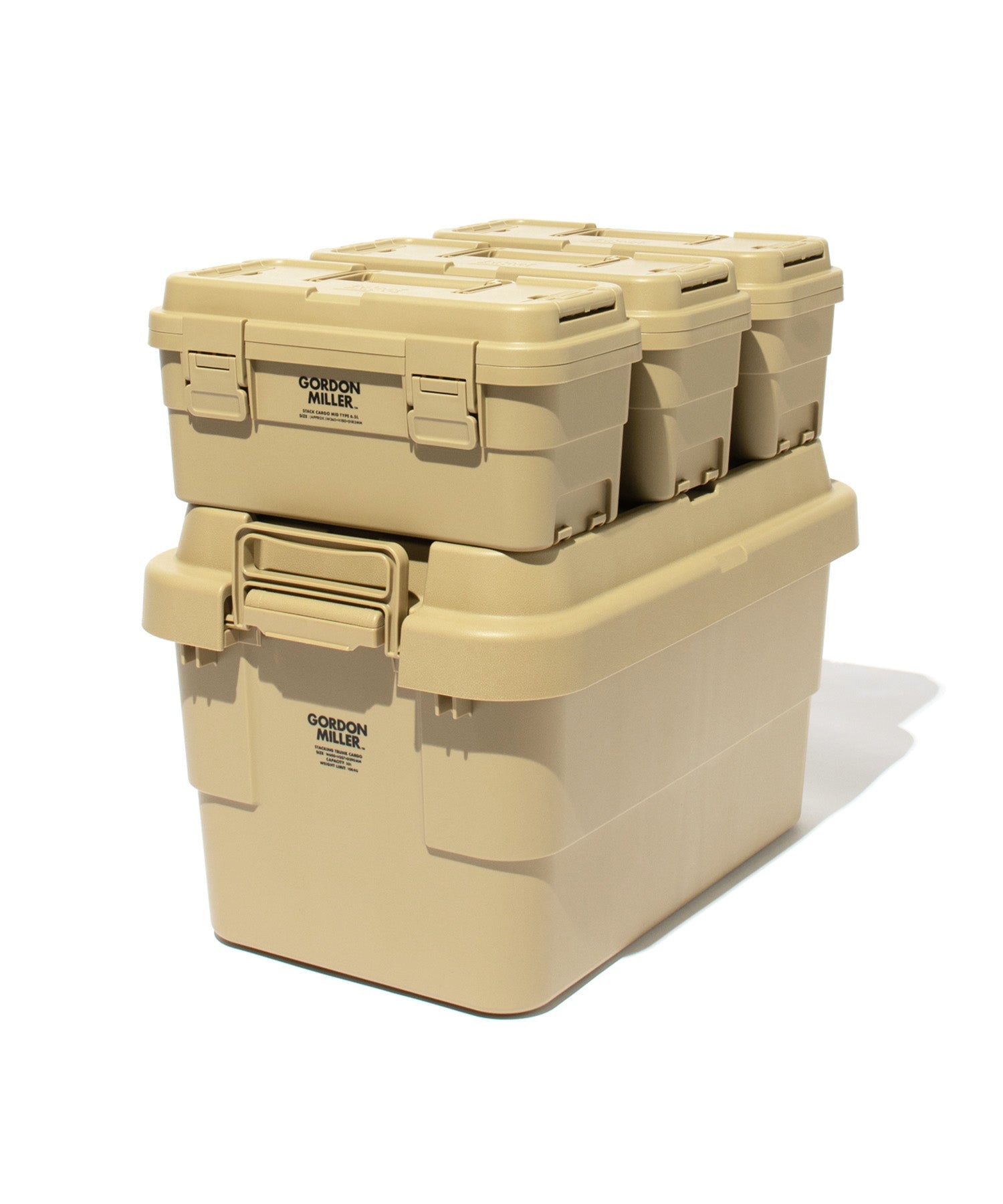 おしゃれ おすすめ 積み重ね フタ付き 収納ボックス スタック カーゴ ミッド 工具箱