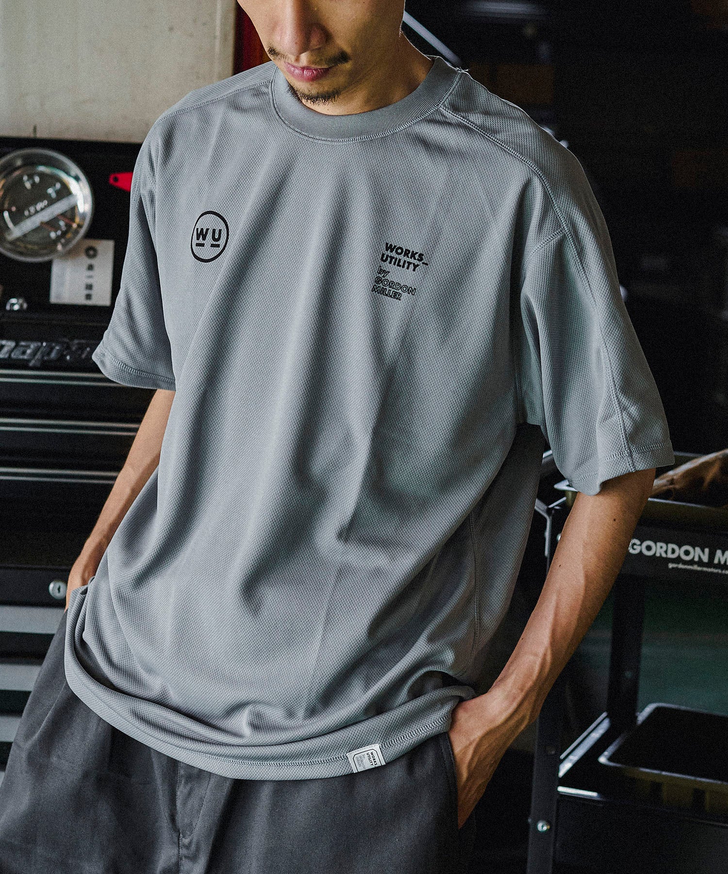 GORDON MILLER WORKS UTILITY  ドライ S/S Tシャツ