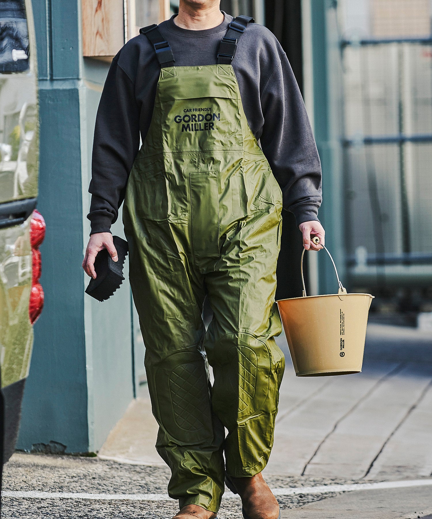 おしゃれ おすすめ 洗車用品 掃除用具 防水 ウォータープルーフサロペット オートバックス