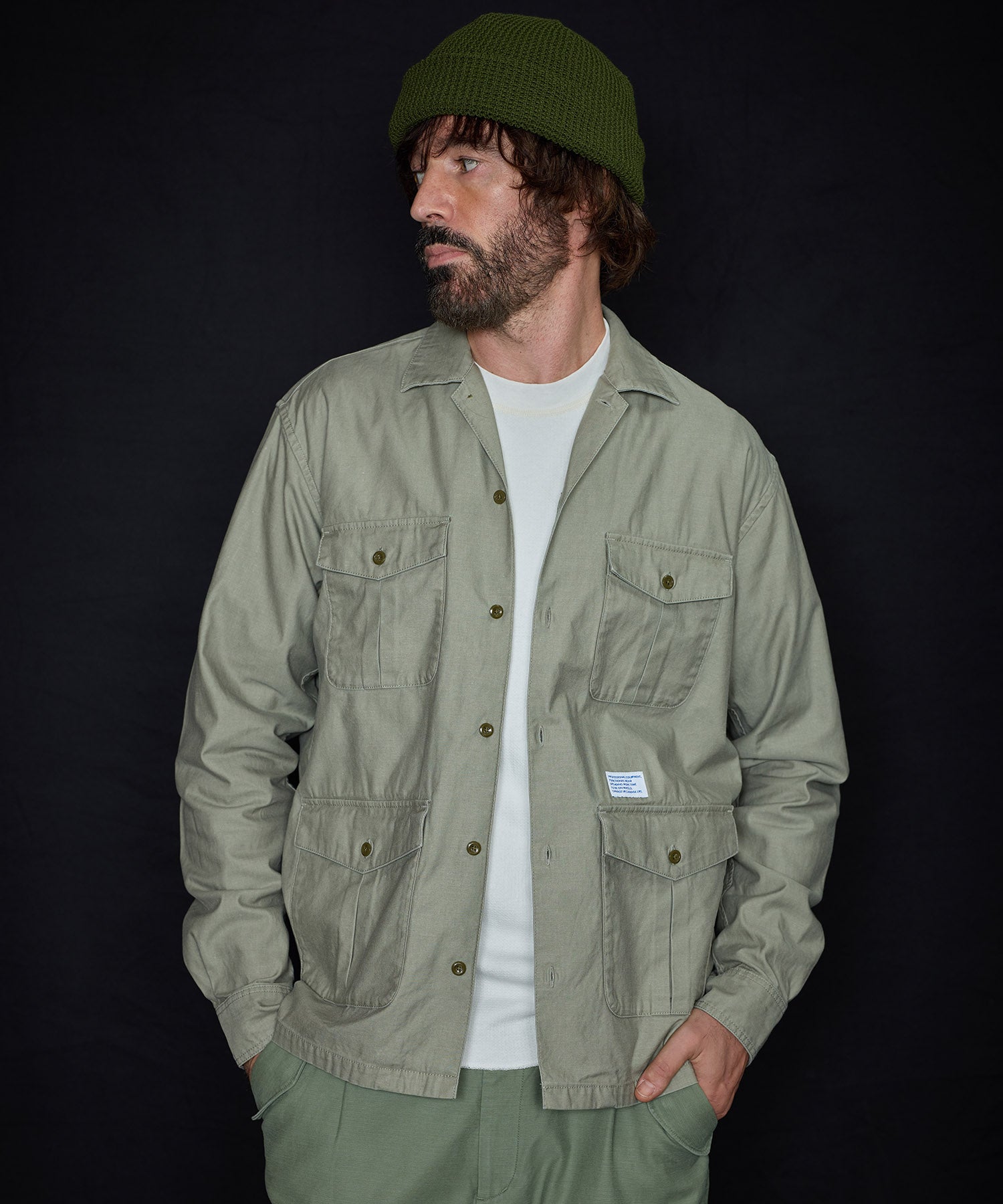 バックサテン ミリタリー ジャケット – GORDON MILLER