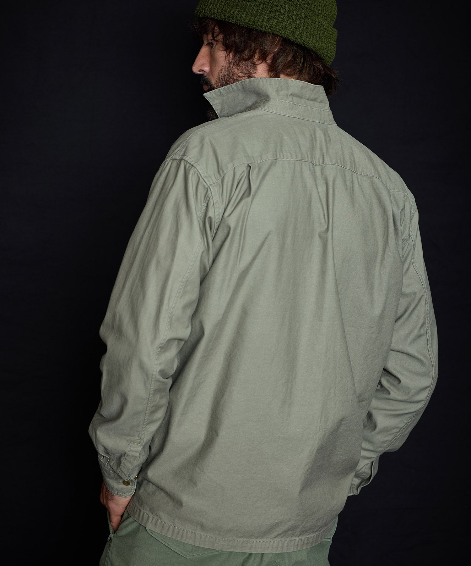 バックサテン ミリタリー ジャケット – GORDON MILLER