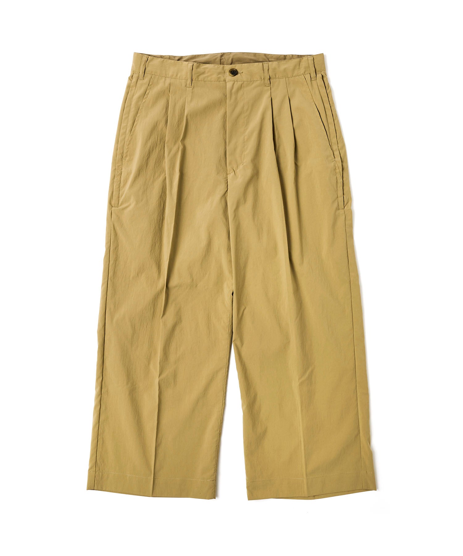 撥水 タイプライター 2タック クロップド ワイド パンツ – GORDON MILLER