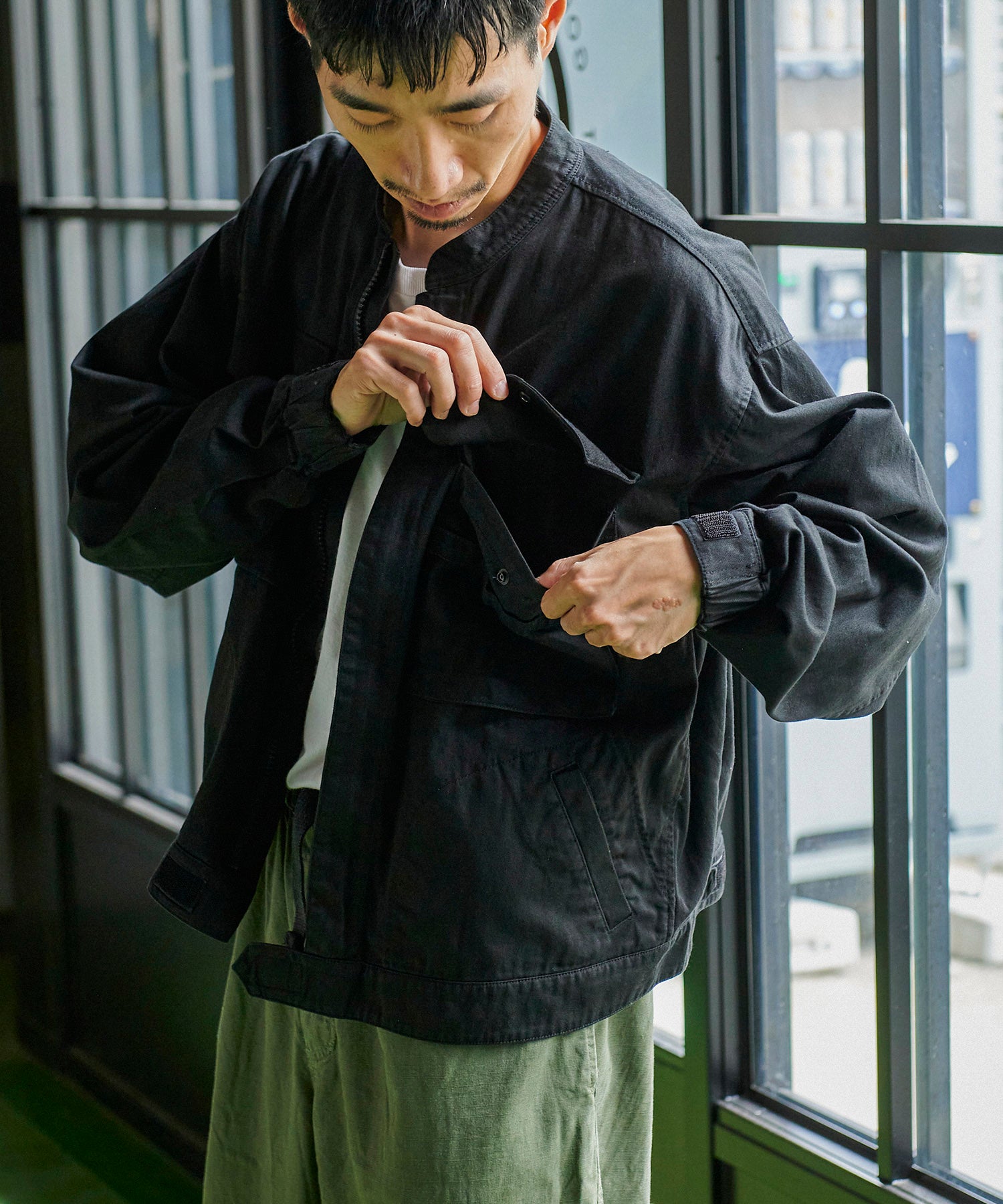 コットンツイル ガレージ ブルゾン – GORDON MILLER