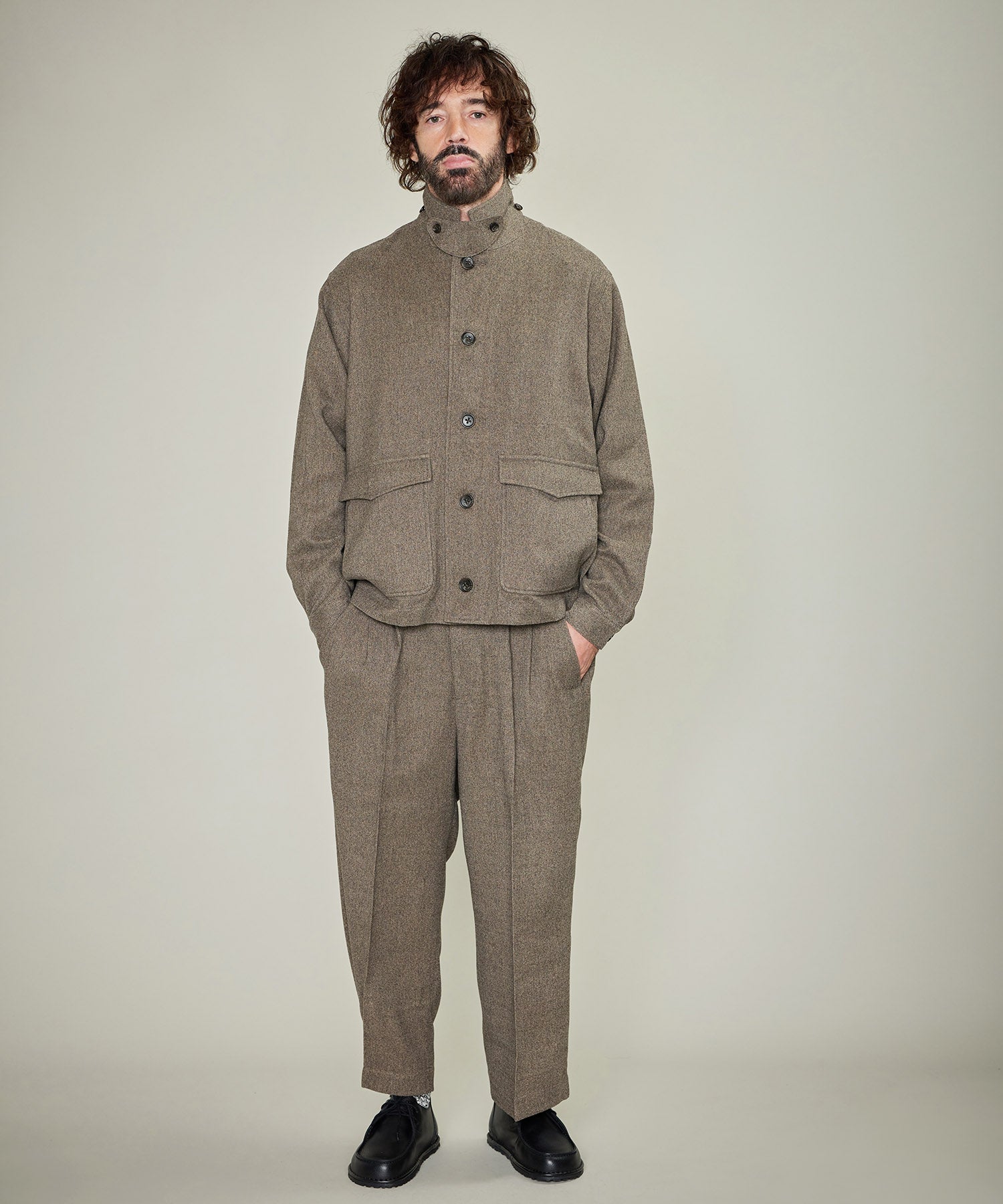 ウールライク ツイード クラシック ブルゾン – GORDON MILLER