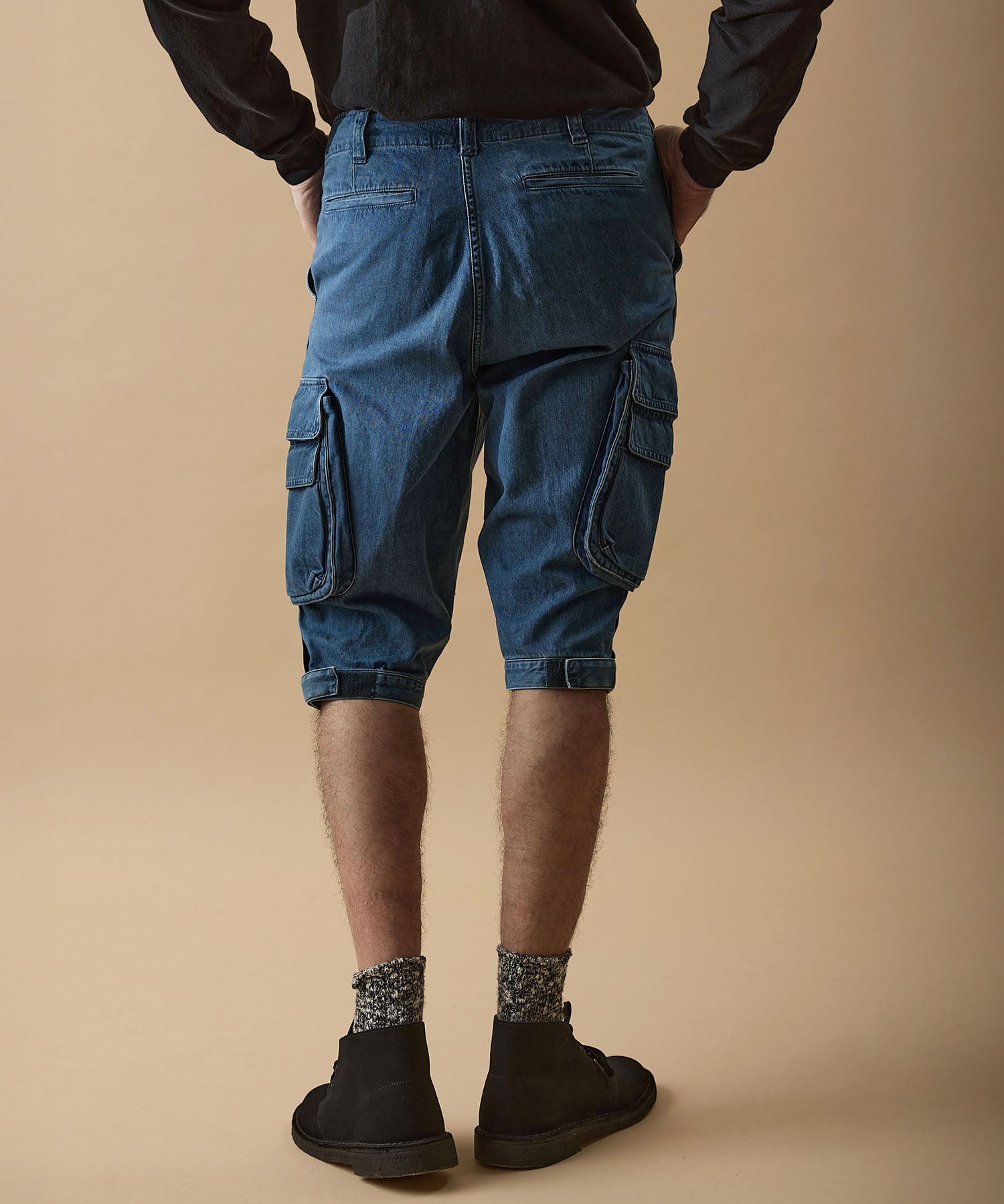 Charbonパイソン柄7ポケットショーツ L PYTHON PATTERN 7 POCKETS