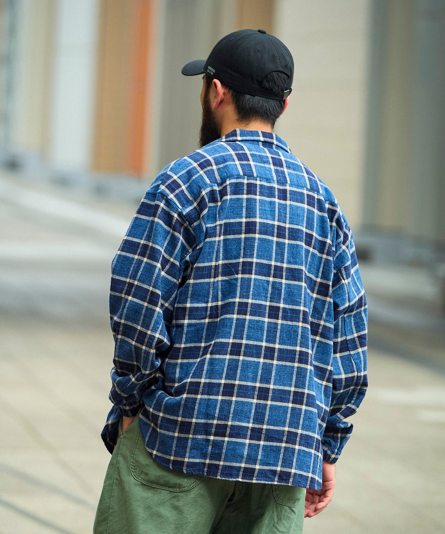 【即完モデル‼︎】GORDON MILLER◎チェック ネルシャツ スペック ネルチェック オープンカラー スモッグ シャツ