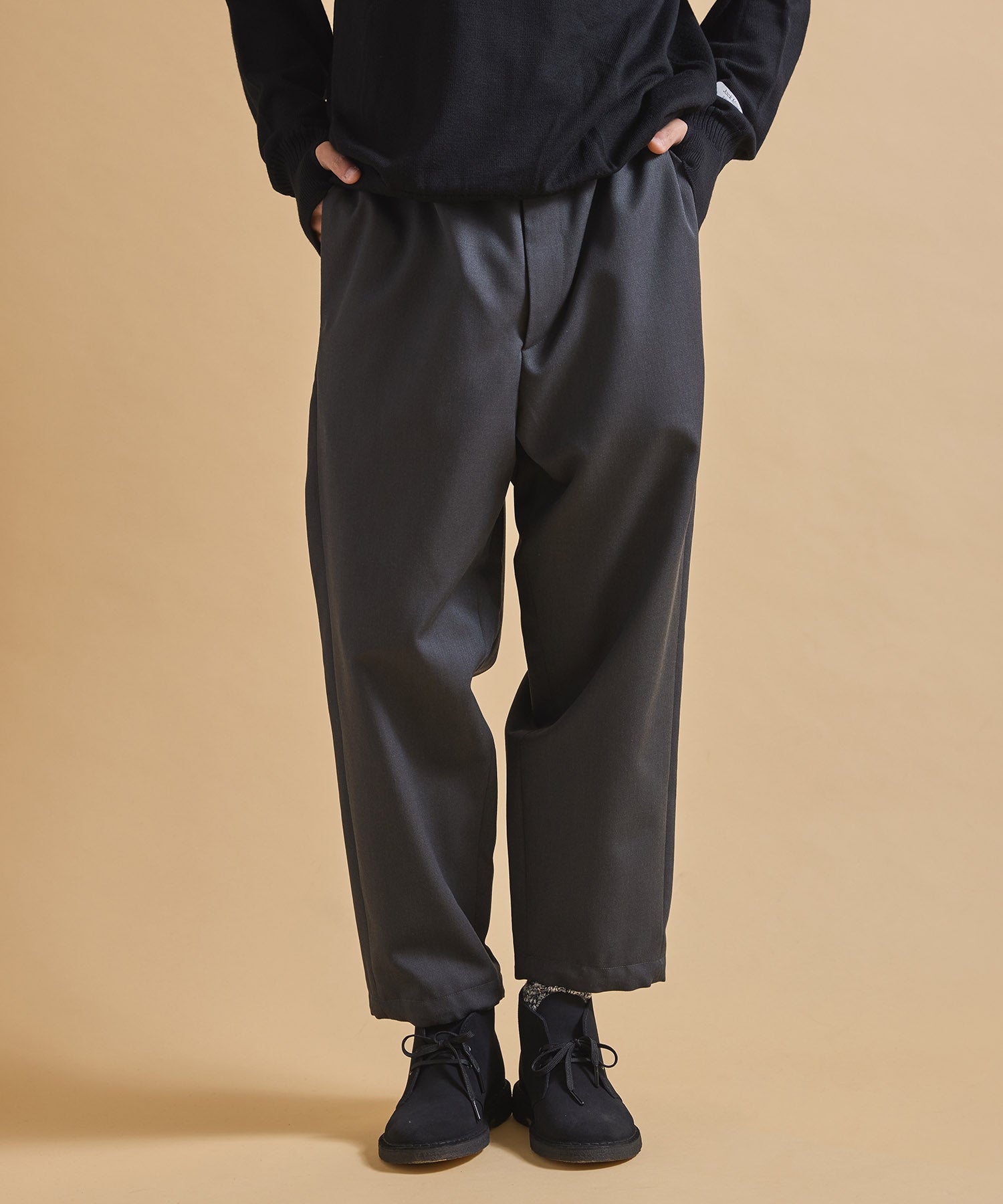 Jack Miller ウール ギャバ ドローストリング パンツ