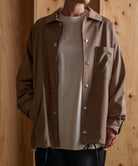 ジャックミラー　シームレスライフ　アパレル　ワークウェア　シンプル　ファッション　おすすめ　おしゃれ　JML　　ジェンダーレス　ウール　冬　ブルゾン　アウター　ベージュ