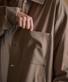 ジャックミラー　シームレスライフ　アパレル　ワークウェア　シンプル　ファッション　おすすめ　おしゃれ　JML　　ジェンダーレス　ウール　冬　ブルゾン　アウター　ベージュ