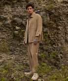 ジャックミラー　シームレスライフ　アパレル　ワークウェア　シンプル　ファッション　おすすめ　おしゃれ　JML　　ジェンダーレス　ウール　冬　ブルゾン　アウター　ベージュ