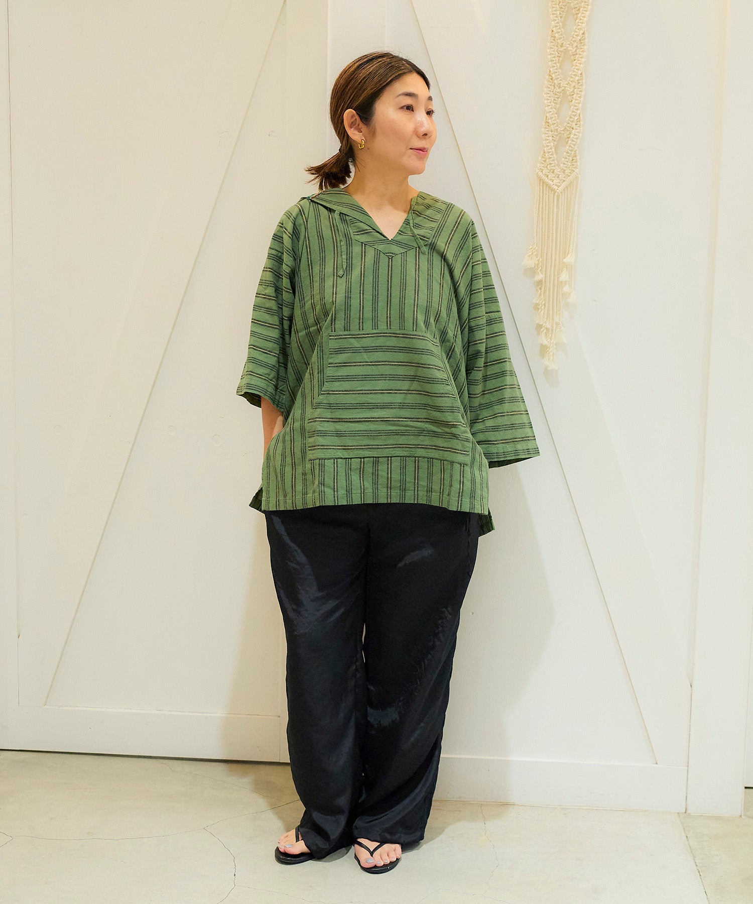 コットン/ラミー メキシカンパーカー – GORDON MILLER