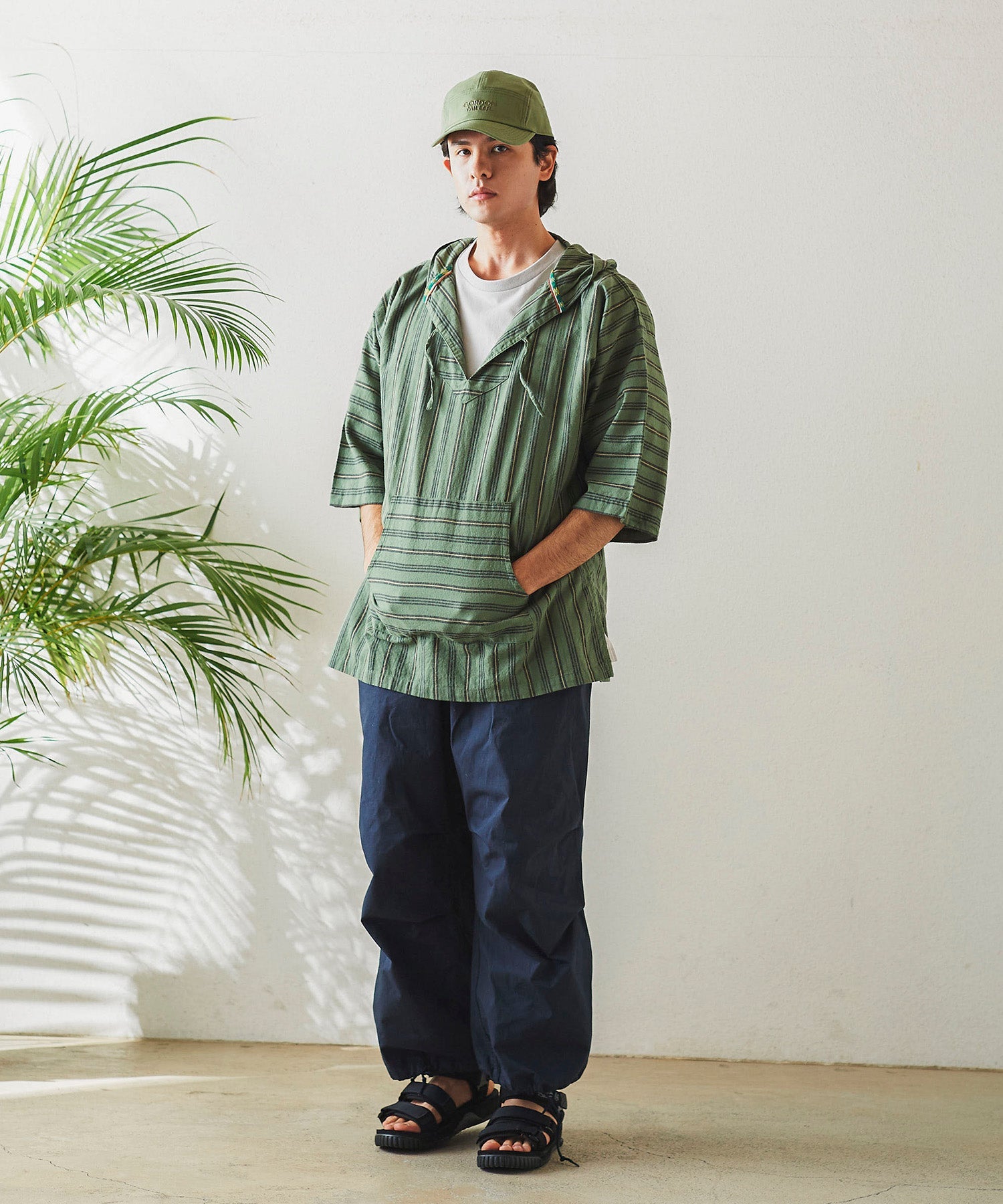 コットン/ラミー メキシカンパーカー – GORDON MILLER