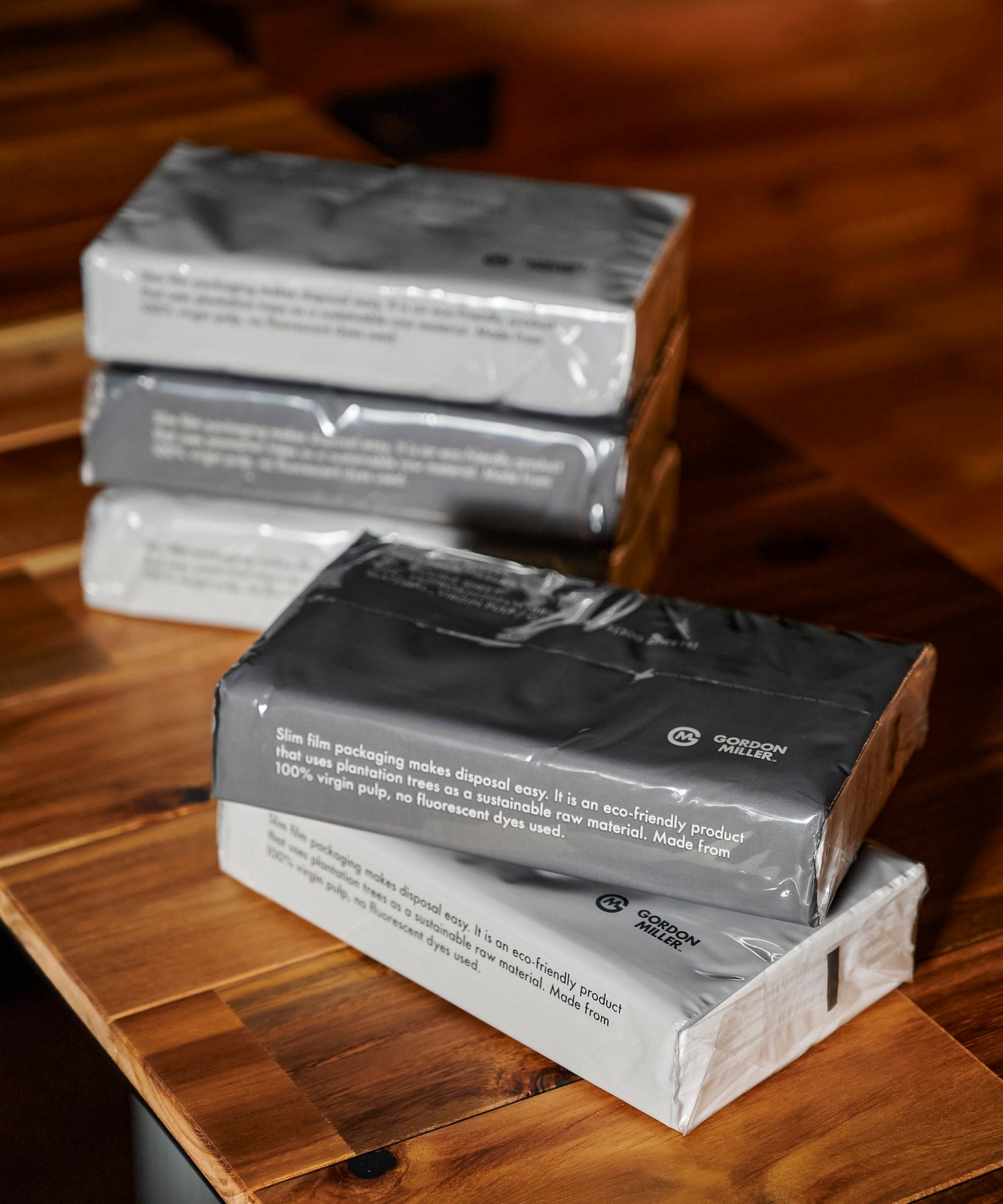 ソフトパックティッシュ DARK GRAY 300枚/150組 5パック – GORDON MILLER