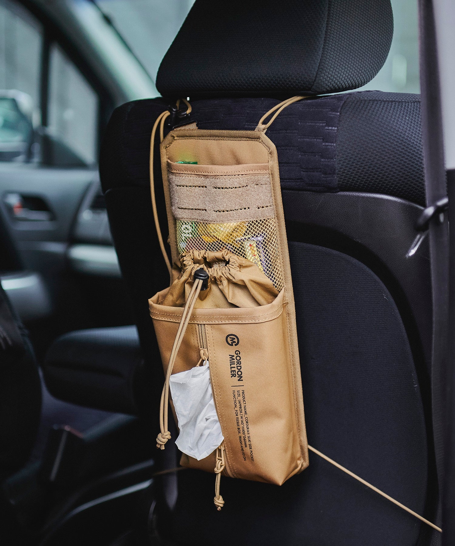 美品】GORDON MILLER CORDURA シートカバーポケット 美品】GORDON MILLER CORDURA シートカバーポケット