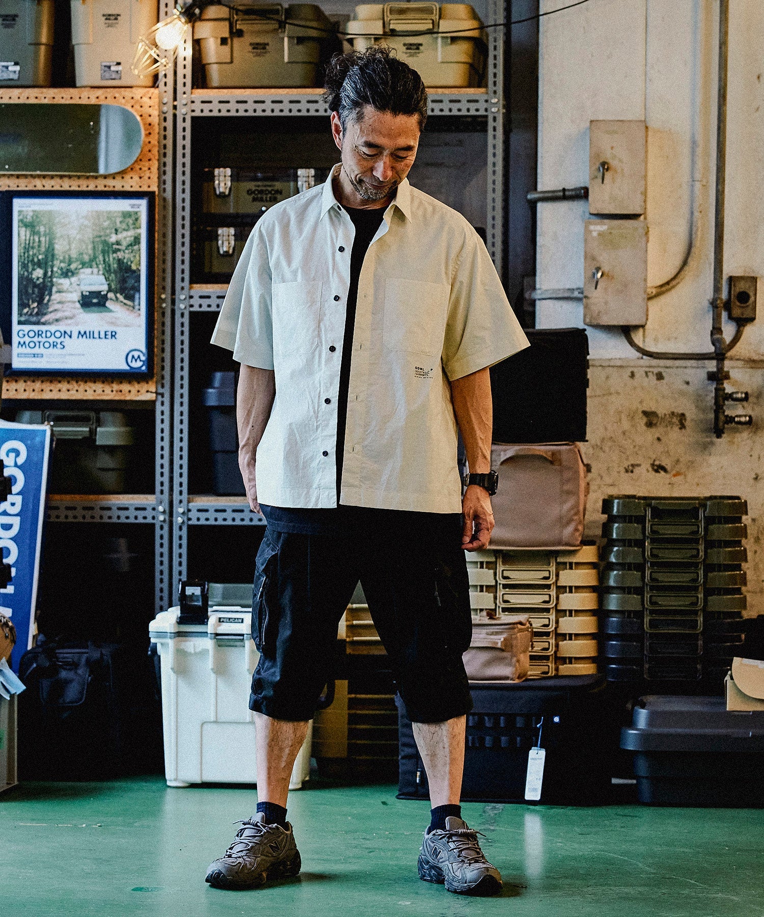 【即完モデル‼︎】GORDON MILLER◎チェック ネルシャツ スペック ネルチェック オープンカラー スモッグ シャツ