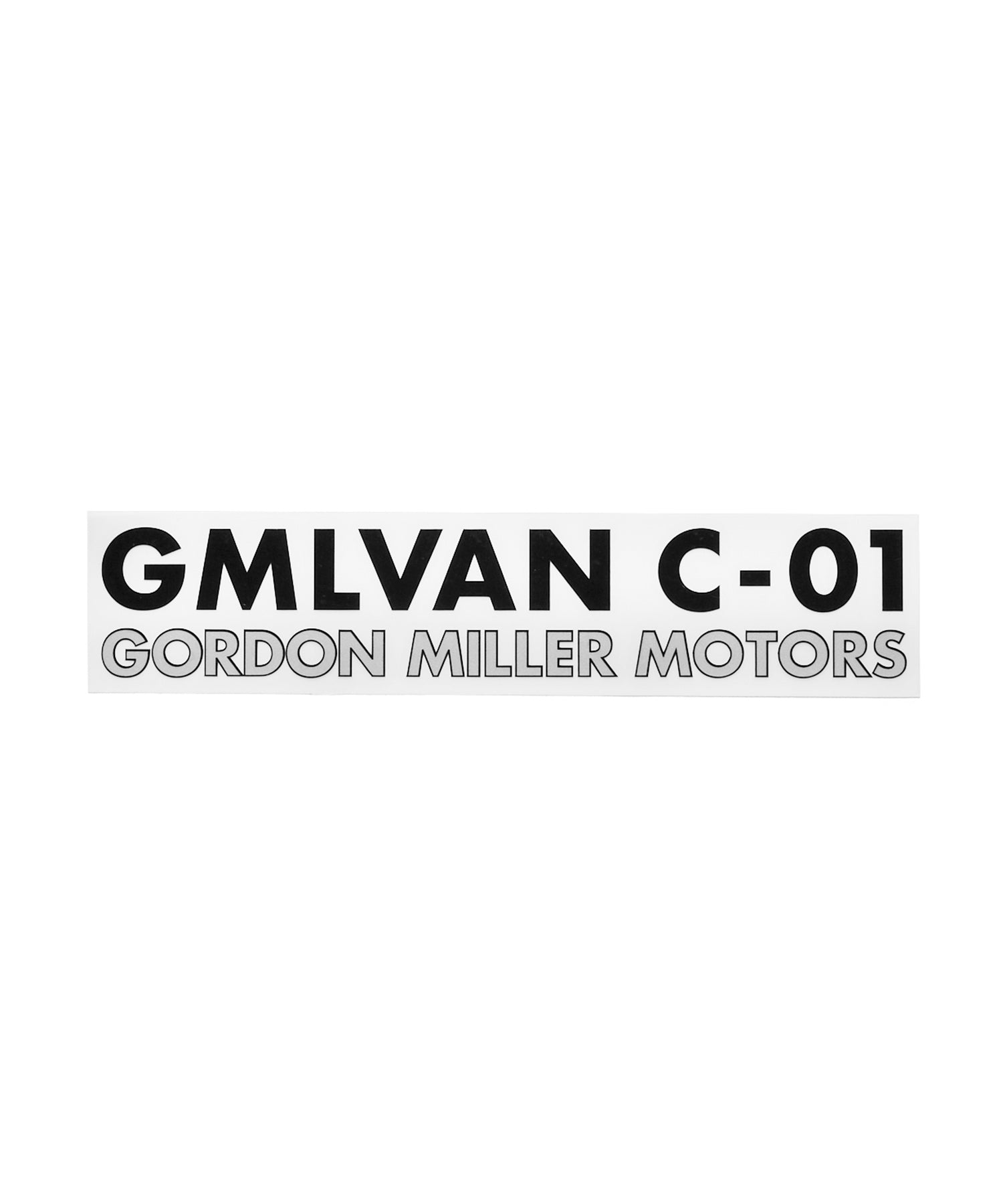 カットステッカー V-01/V-02/C-01/S-01 – GORDON MILLER