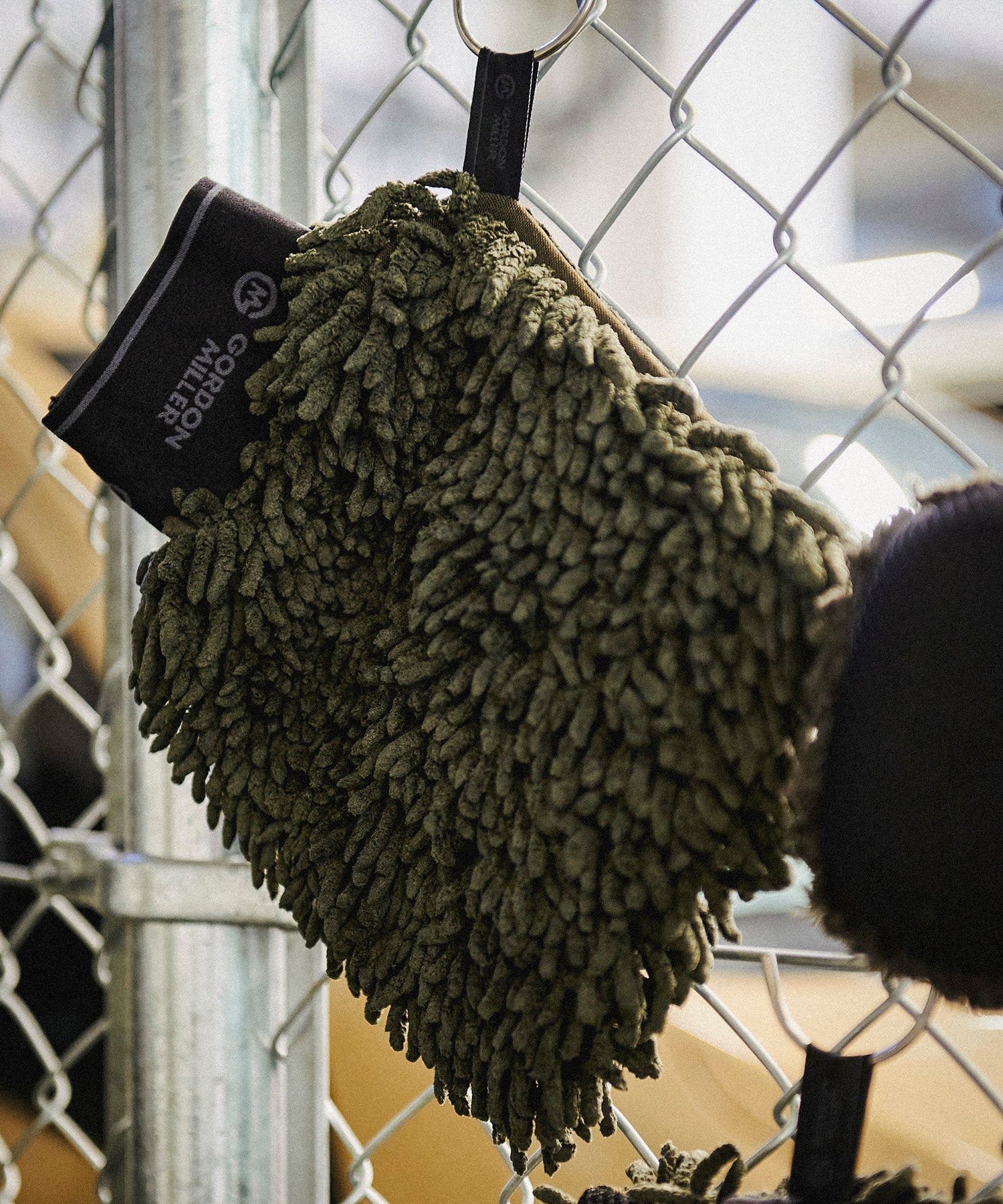 高密度シェニール/グリッド Wフェイス マイクロファイバー 洗浄