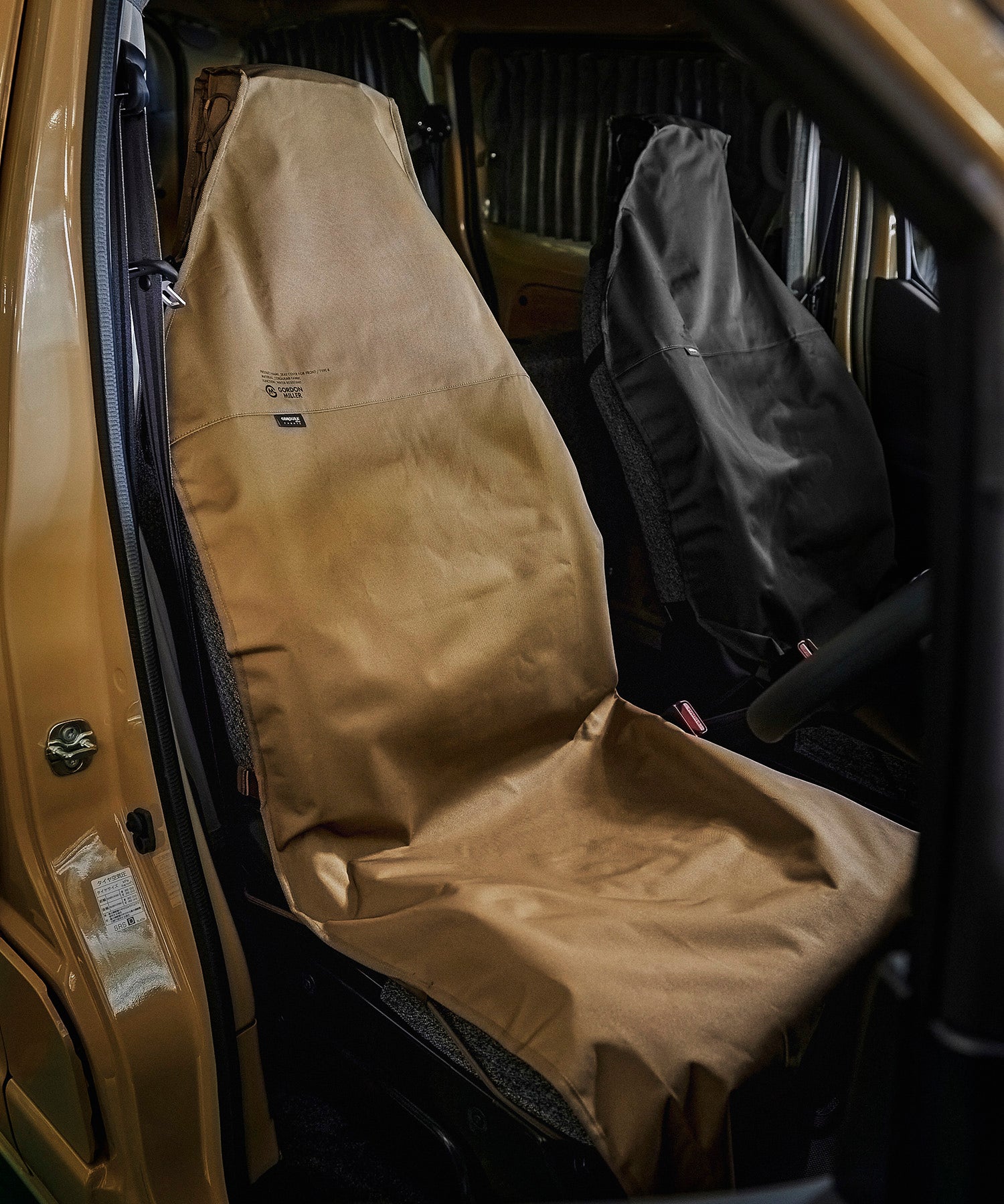 おすすめ カー用品 車 かけるだけ コーデュラ 防水 フロント シートカバー