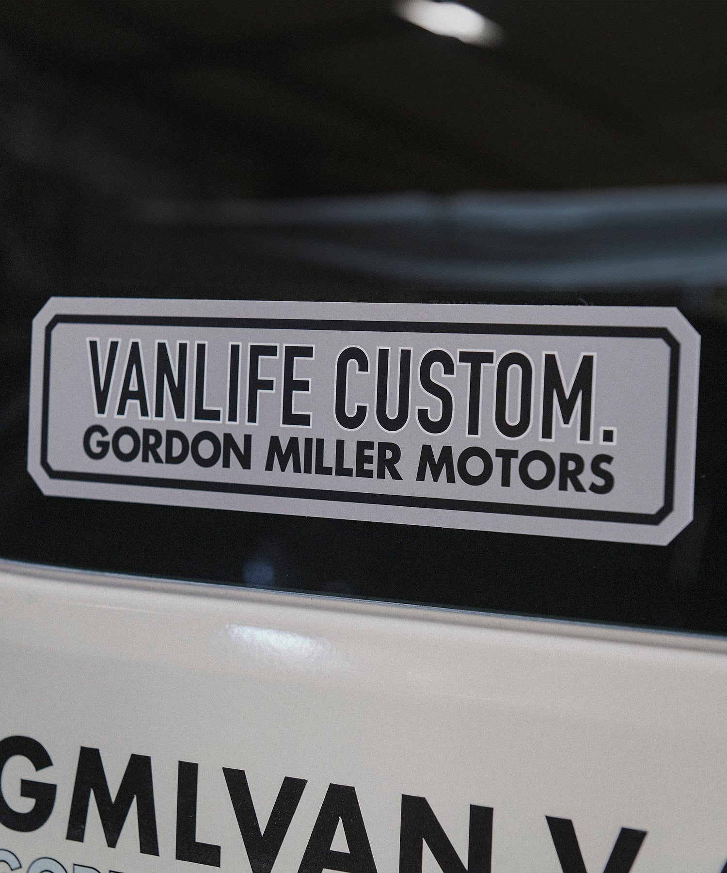 GORDON MILLER ステッカー VANLIFE CUSTOM