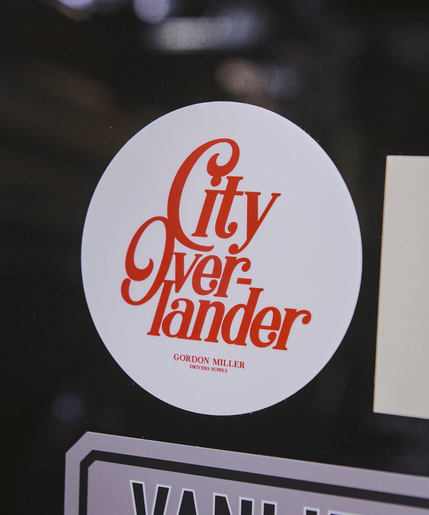 GORDON MILLER ステッカー City Overlander