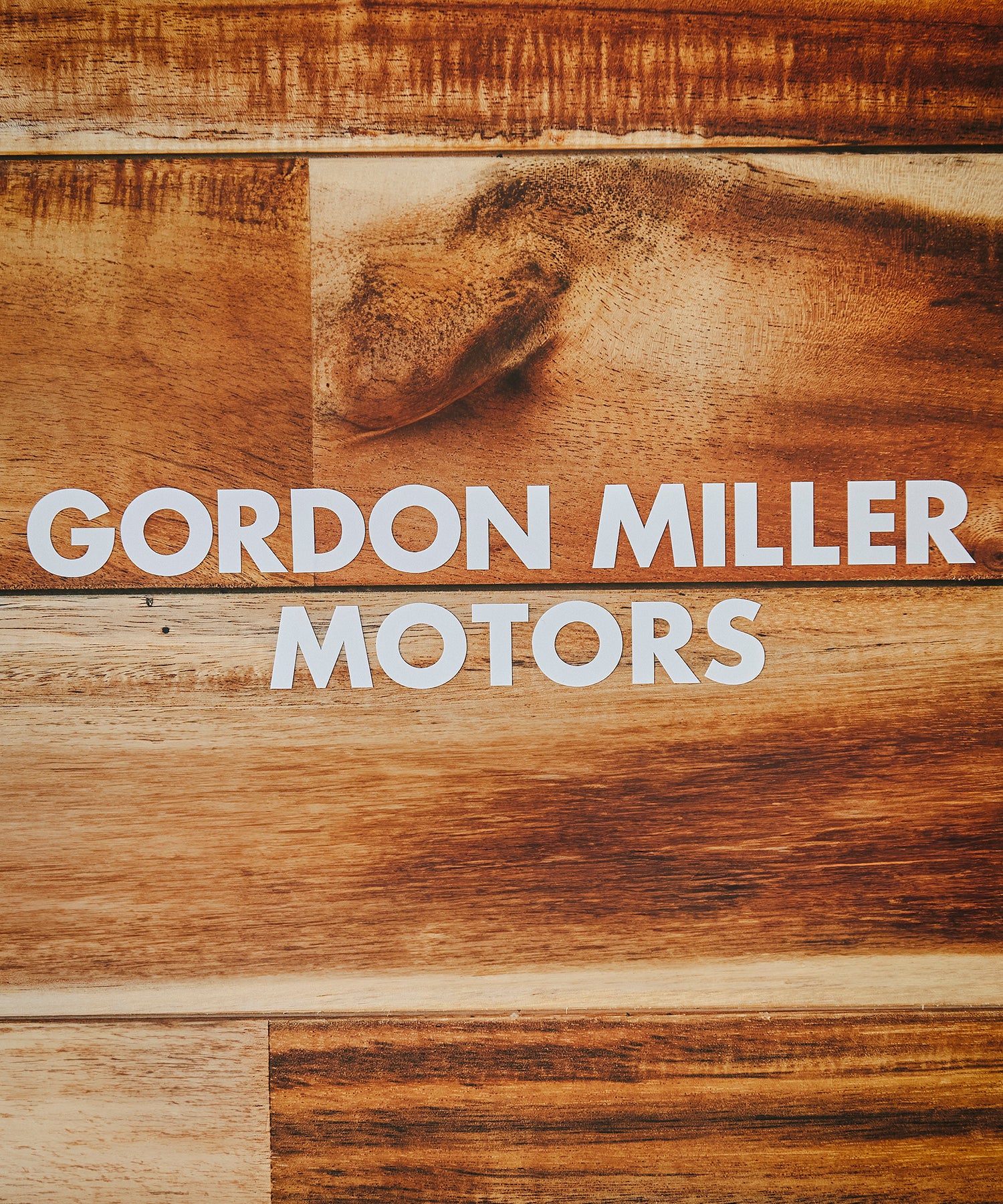 カッティング ステッカー MOTORS – GORDON MILLER