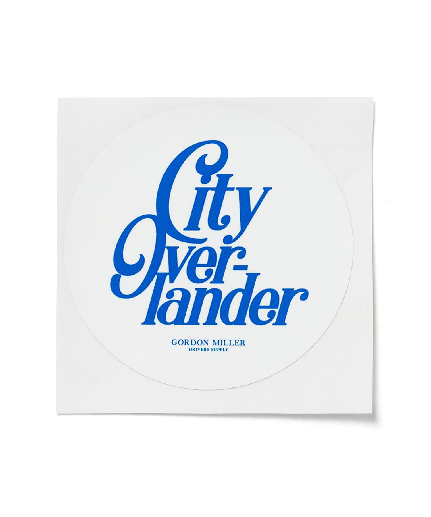 ステッカー City Overlander – GORDON MILLER