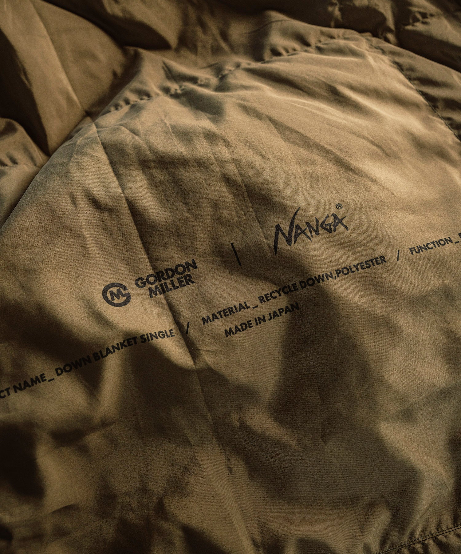 NANGA別注ダウンブランケット ベージュ完売品 予約商品：1月下旬 発送予定】 NANGA 別注 ダウン ブランケット