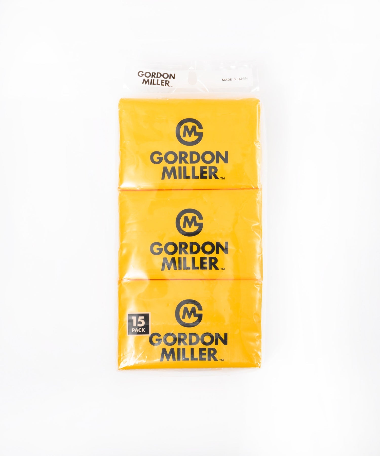 ポケットティッシュ 15個パック – GORDON MILLER