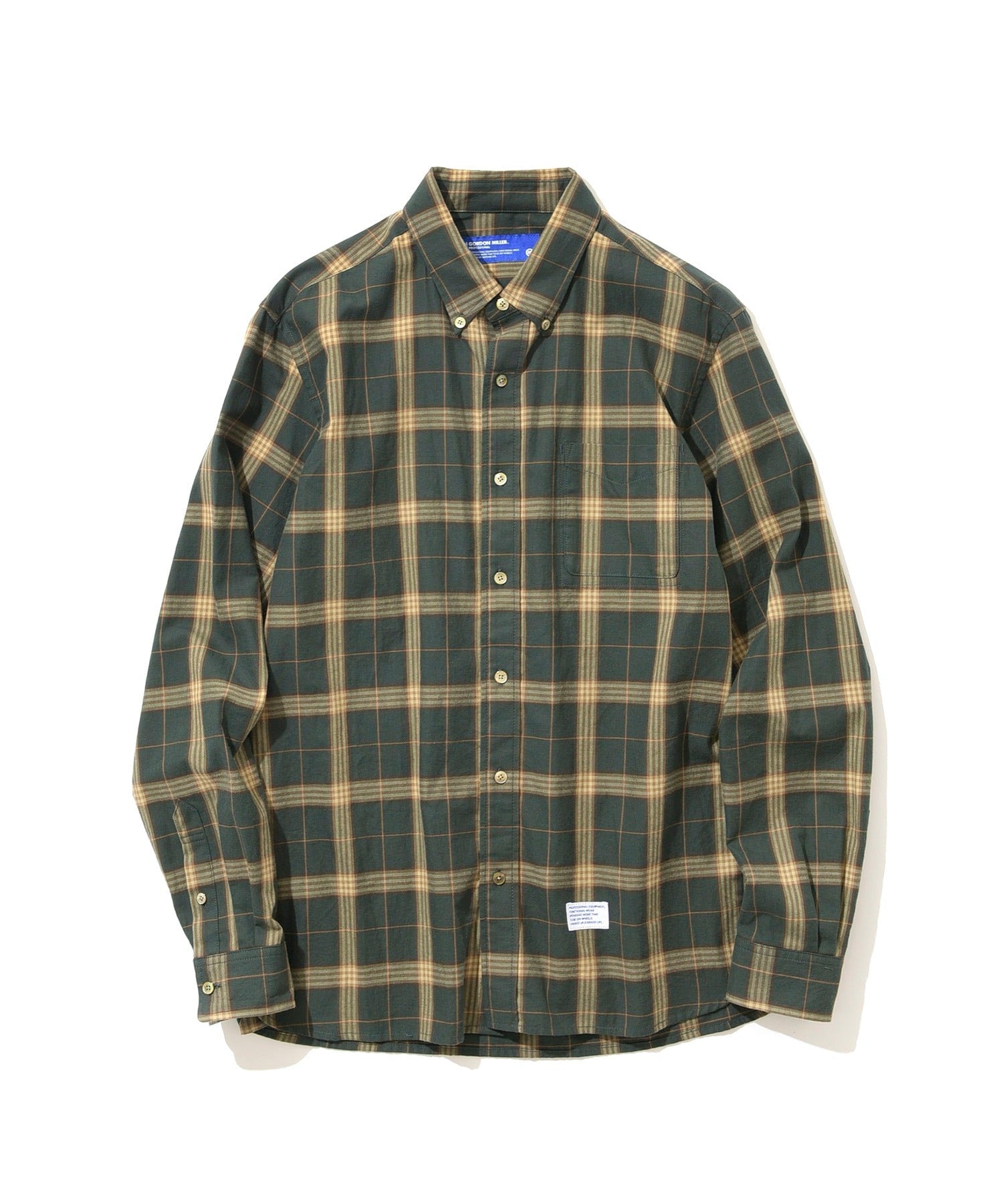 【即完モデル‼︎】GORDON MILLER◎チェック ネルシャツ GORDON MILLER シャツ MILLER（ゴードンミラー）スペックネル