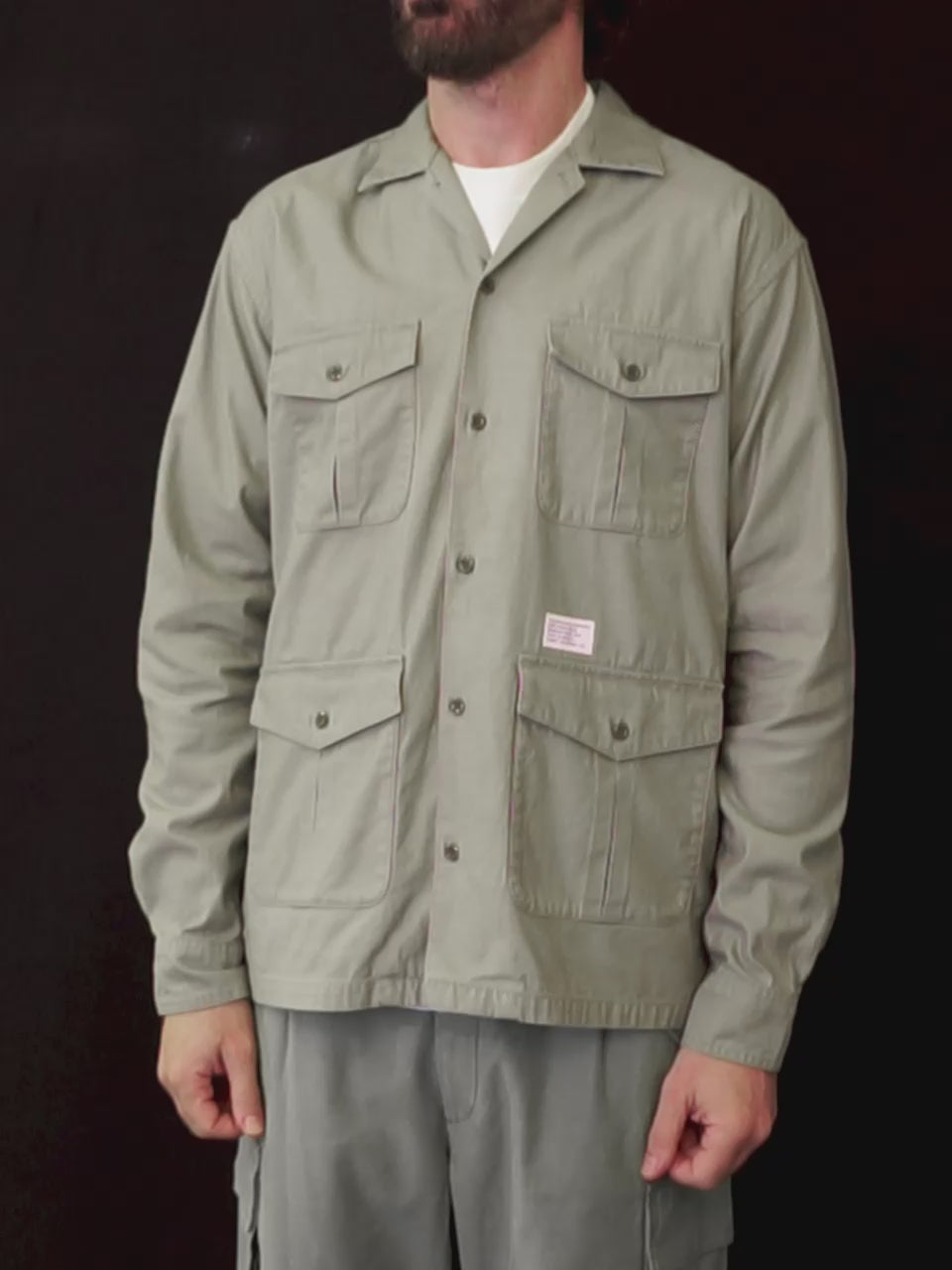 バックサテン ミリタリー ジャケット – GORDON MILLER