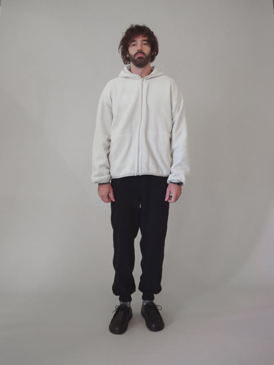 おしゃれ おすすめ ワークウェア ブランド リバーシブル スウェット ジップアップ パーカ